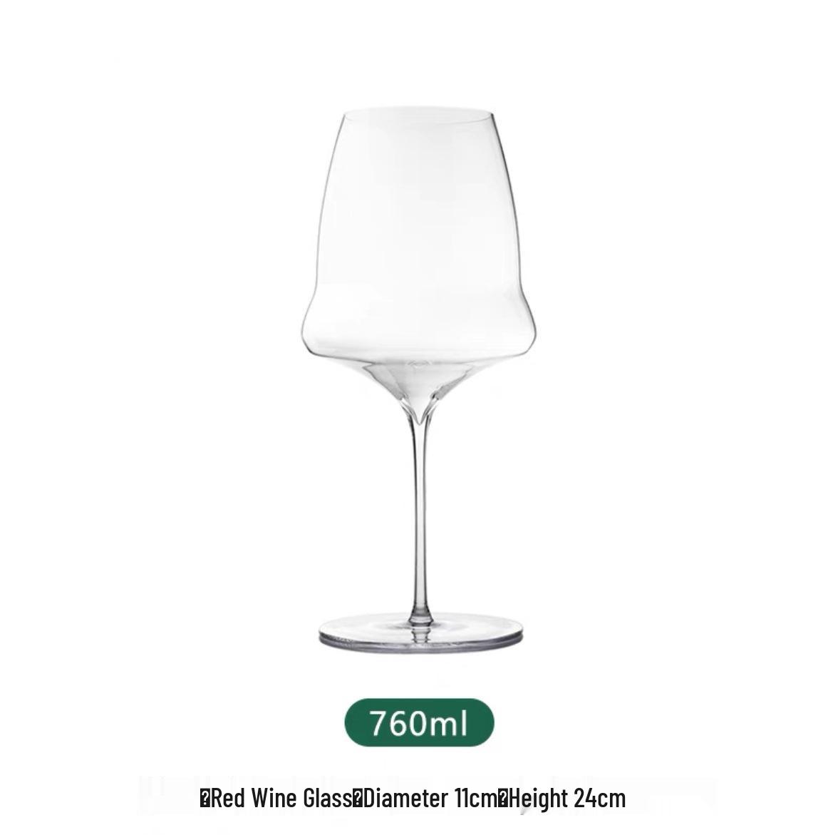 Cloud Rotweinglas - Elegantes Hochwertiges Kristall, Leichter Luxus-Stielglas für Zuhause Minor Flaws (Promotional & Commercial)