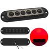 Marker Light 6 LED Smoked 12-24V Red Off-Road