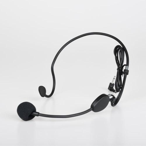 HM-100 Lapel Microphone for Route Bus Drivers, 6.3mm Diameter, 3.5mm Diameter, with Standard Plug Cord