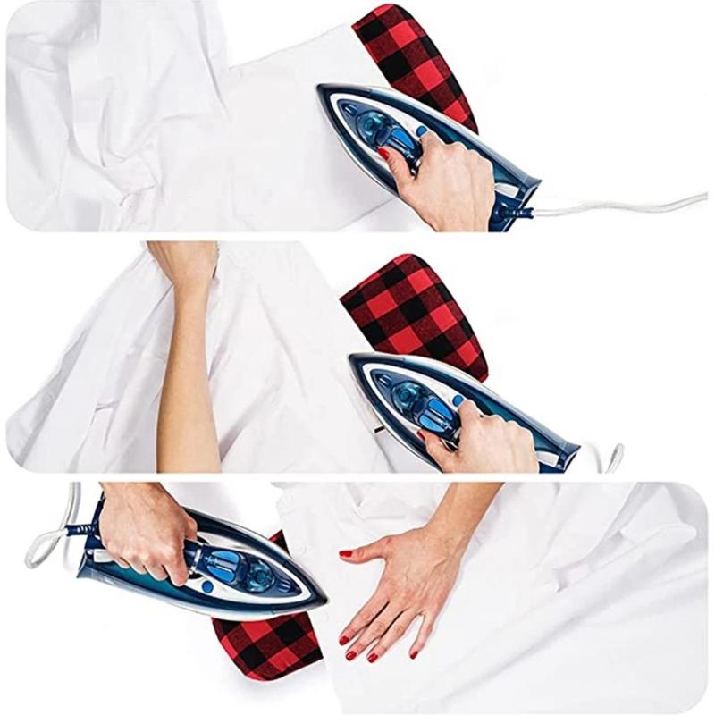 2 Piece Pressing Cushion Set for Sewing and Clothing Finishing, Sleeve Roll Pair for Sleeve, Neckline, and Pant Leg Ironing Work Use