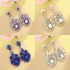 Geometric Alloy Drop Earrings For Women Fashion Statement Party Jewelry