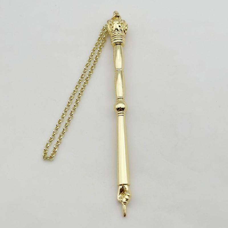 Torah Pointer Yad Torah Scroll Reading Hand Assistant Hand Pointer and Connected Chain Bible Pointer Jewish Gift Unisex