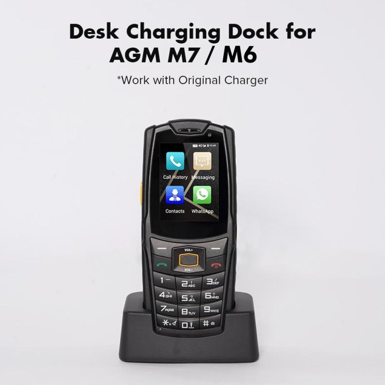 AGM DCD-M67 5V 1A USB-C / Type-C Dock de încărcare de birou pentru AGM M6 / M7