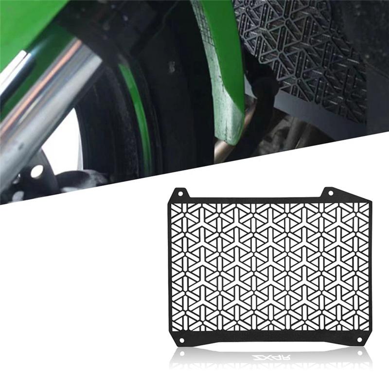 A51K-FOR KAWASAKI ZX-4R ZX-4RR Radiator Grille For KAWASAKI ZX-4R ZX-4RR Radiator Protector Cover Motorcycle Accessories чёрный