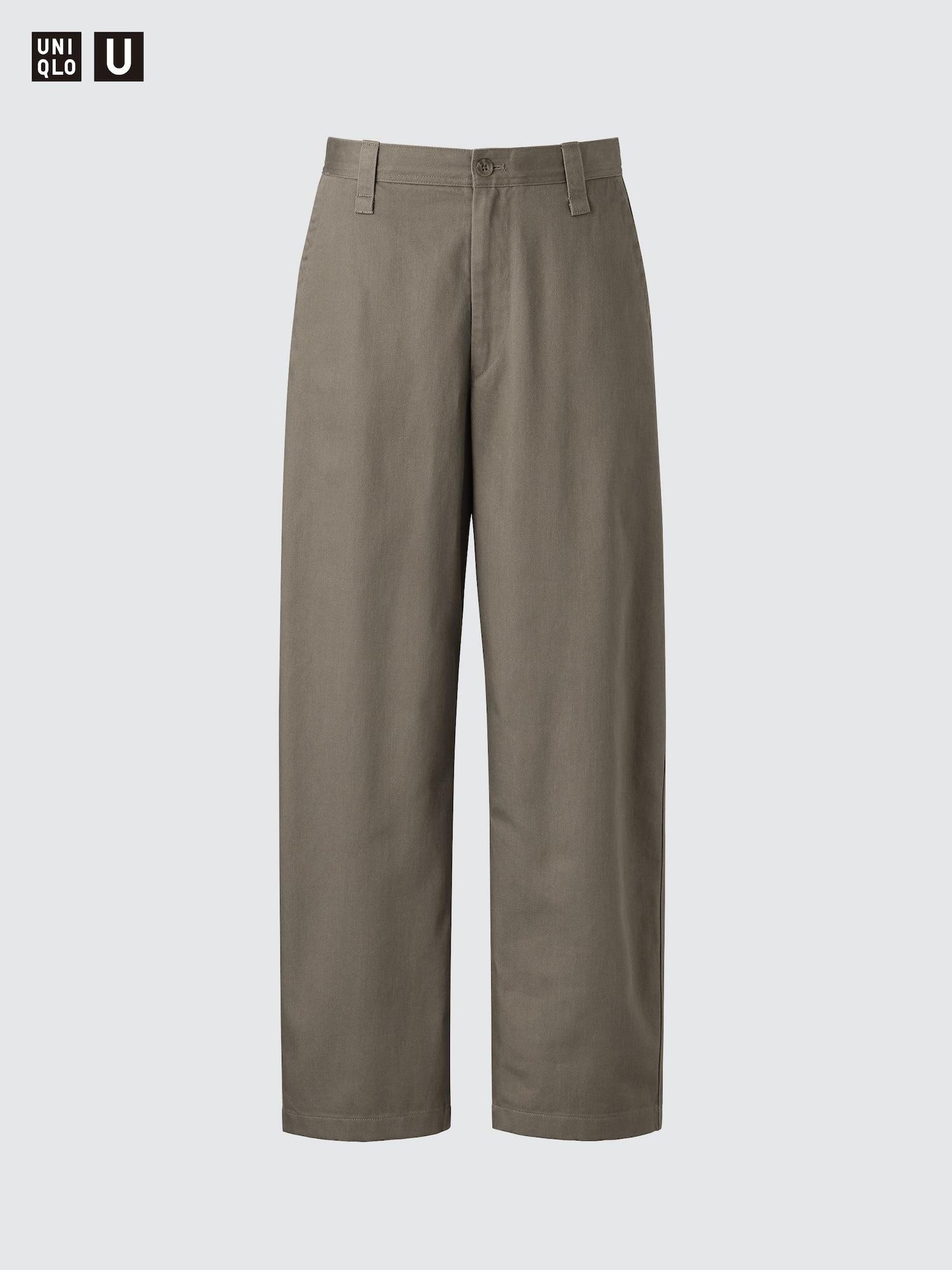 

Широкие брюки-чинос Uniqlo 36 BROWN/MEN 95