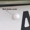 10 Pieces Plastic Dome Nut Covers Safety Shield Suitable For Bolt Head Protective Coverage Easy Installation Secure Fit