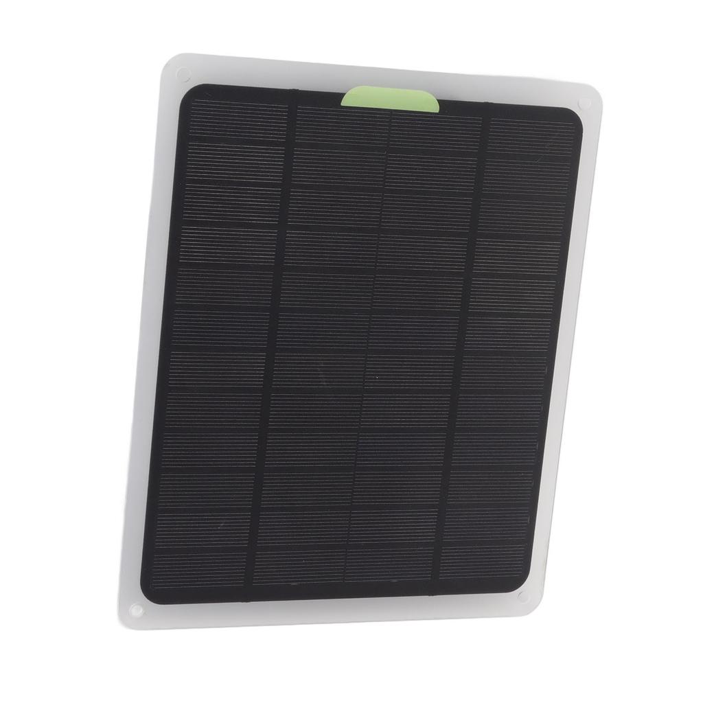 Solar Power Panel 10W Type C Dual USB Output Solar Charging Panel DC12V for Outdoor Work Travel