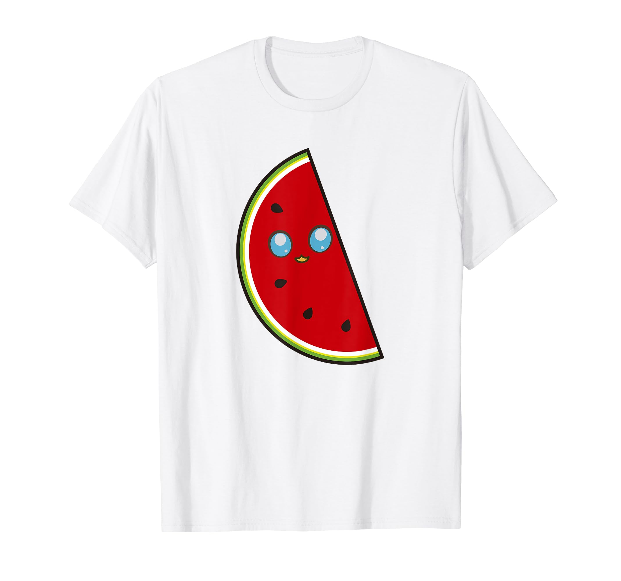 

Cute Watermelon Summer Food Fruit Men s Women s T-Shirt белый