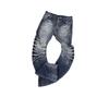 GlowGirl Y2k Jeans Bootcut Vintage Americani a Vita Media Distressed Denim Sottocultura Stile Punk Retro Slim Zip Autunno