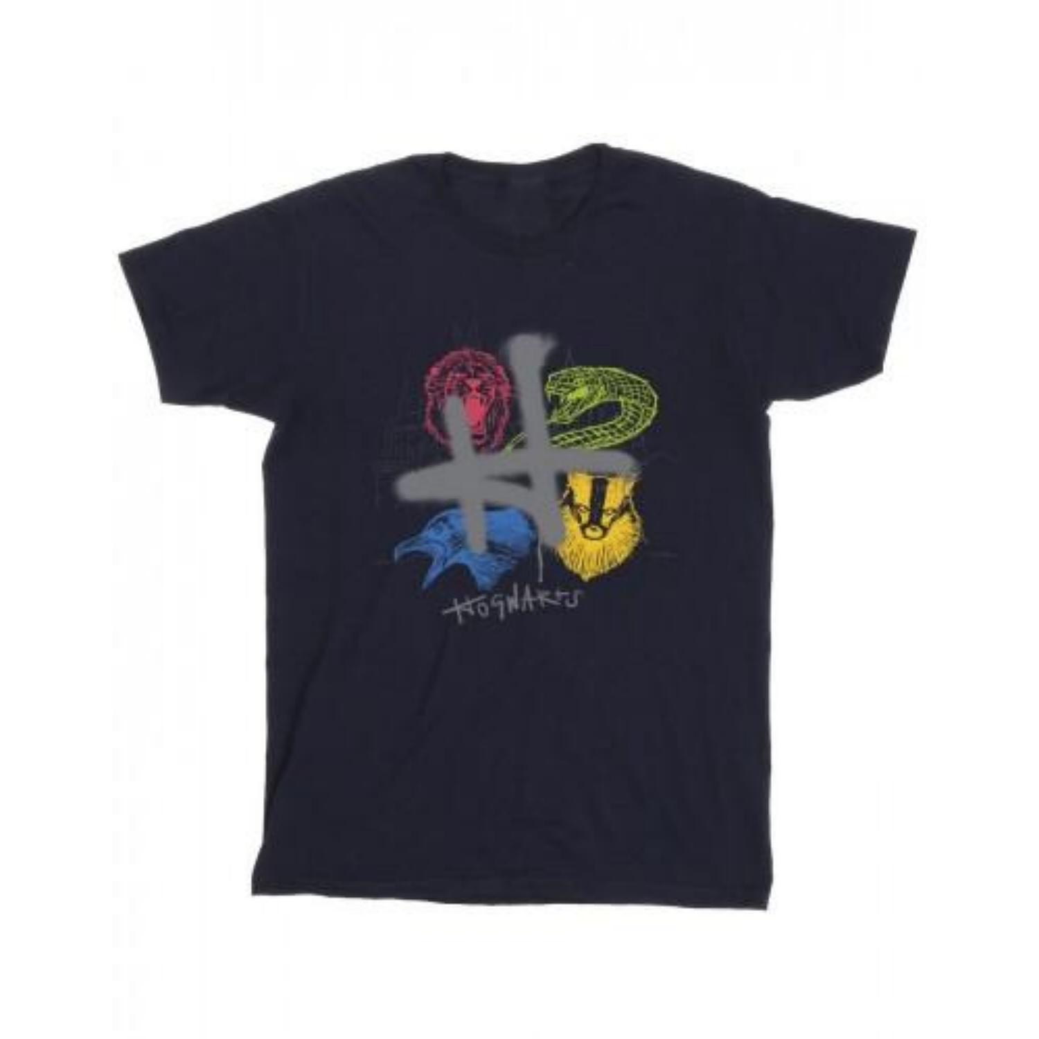 HARRY POTTER Boys Emblems H Spray T-Shirt XXXXL