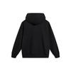 Li Ning Sports Lifestyle Series Letter Logo Printed Pullover Hoodie Unisex hoodies Black AWDTB43-1