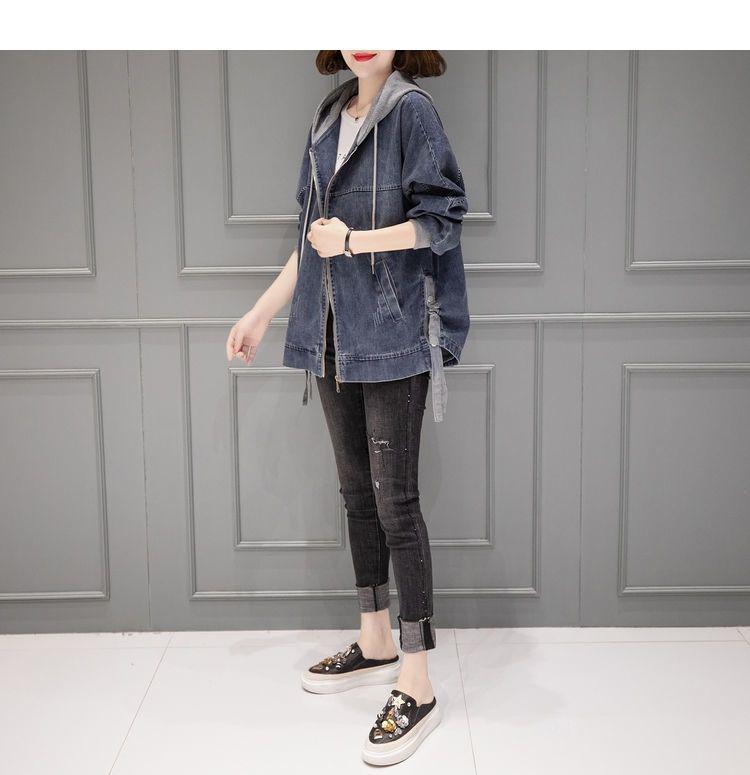 Women's Fashion 2024 Spring/Autumn Short Denim Baseball Jacket - Korean Style Casual Top