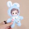 Plush Keychain Pendant Vinyl Face Doll Shape Compact Size Portable Key Chain Bag Decor Key Holder Backpack Ornament