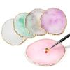 DIY Resin Agate Stone Palette Professional Gel Polish Palette Mixing Color Drawing Pallet  Girl