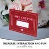 20 Sheets Valentine's Day Scratch Card Date Cards Coupon Kids Couple Paper Cute for Couples
