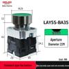 DELIXI LAY5S-BA Flat Button Switch: Self-Reset Red (BA45), Green, Yellow Metal Button (BA35)