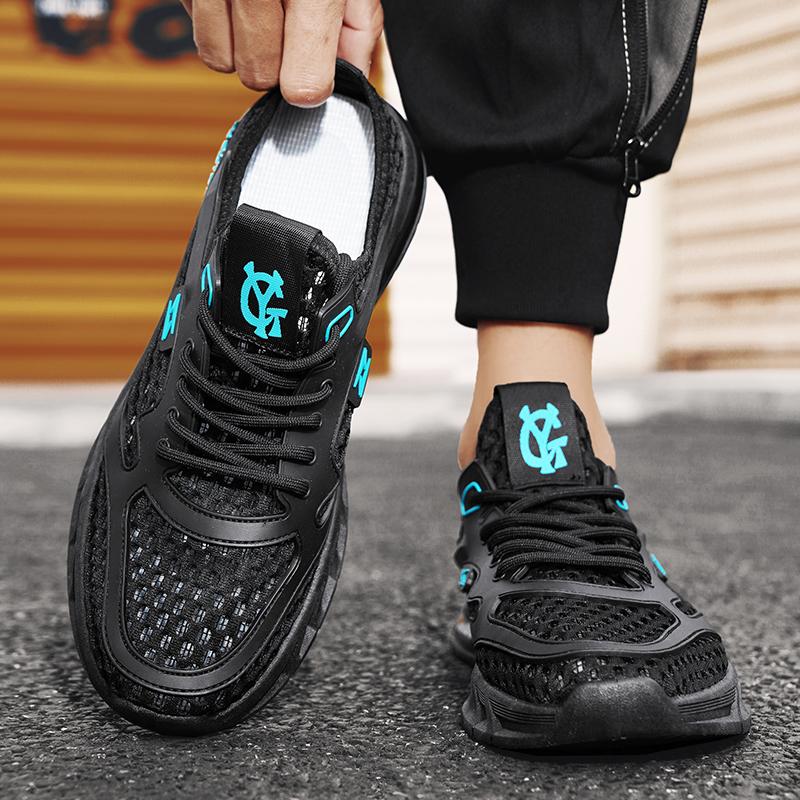 Fashion CYYTL Mens Slippers Casual Outdoor Summer Shoes Breathable Sneakers Walking Hiking Luxury Designer Fashion Loafers House Slides