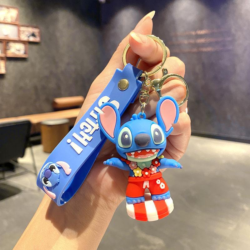 Adorable Stitch Keychain Backpack Decoration Pendant Birth Date Present great for daily use perfect for gifting