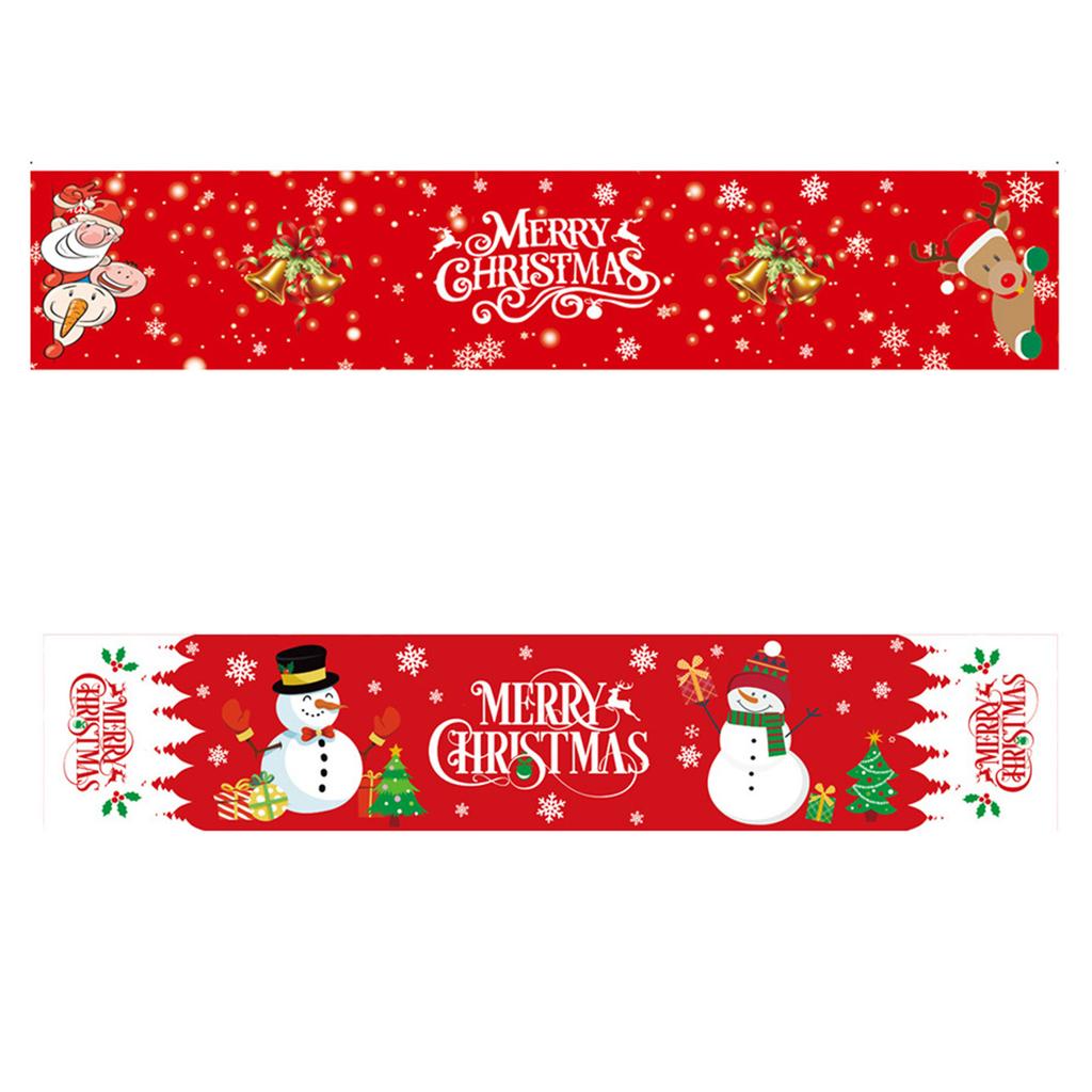 Christmas Decoration Christmas Table Flag Santa Tablecloth Placemat Home Decor for Christmas Dining Table Decor