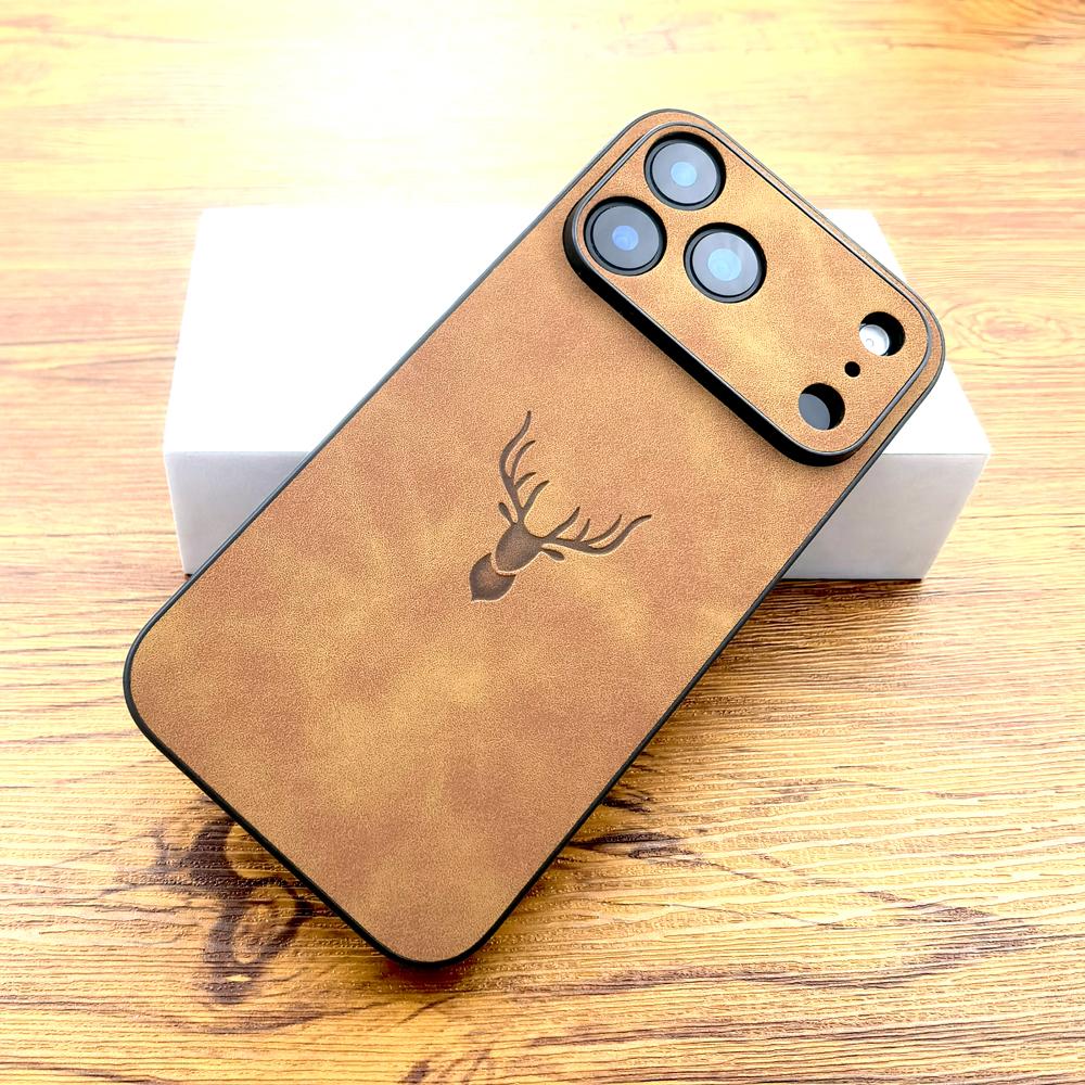 Luxusní kožené pouzdro Retra pro iPhone 17 Air 16 15 14 13 12 11 Pro Max 16E 17Pro iPhone17 Příjemný dotek jako kryt kůže