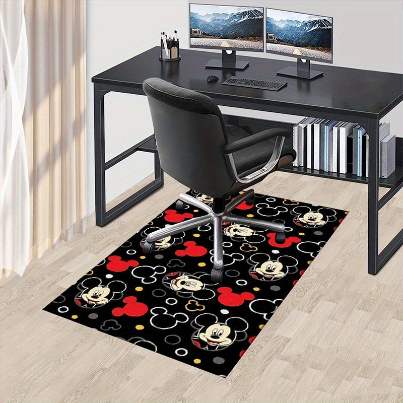 

Mickey Mouse Patterned Office Carpet, Desk Mat Rug Gift for Home Decor, Birthday Present, Playroom Flooring, Non-Slip Mats for Chairs, Decor 60cm by 90cm
