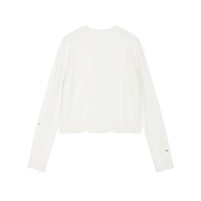 JNBY 2025 Autumn Round Neck Wool Blend Knit Sweater