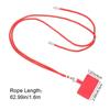 1Pc Phone Lanyard Adjustable Detachable Neck Cord Lanyard Strap Carabiner Compatible Pendant with Card for Mobile Key Fobs Colors