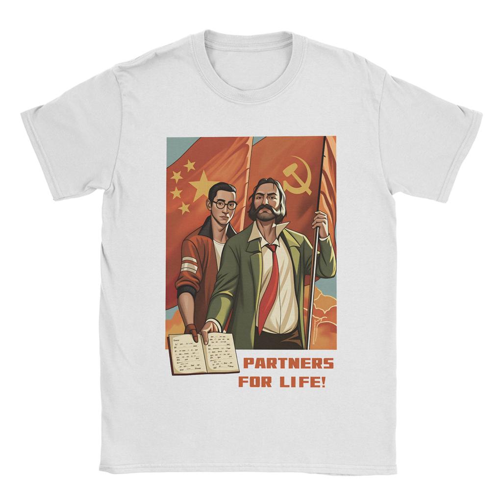Disco Elysium Shivers Cotton TShirt For Man Summer Vintage T Shirts Breathable Novelty Tees Plus Size Design Tops