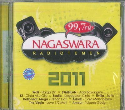 CD VARIOUS - Nagaswara 99.7fm Radio Temen 2011 CDNSIND221 NAGASWARA 2011 Indonesia Pop Used