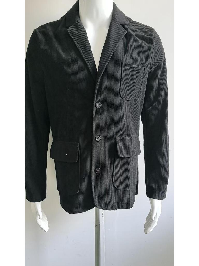2024 Herren Corduroy Freizeit Anzugjacke für Europa & Amerika