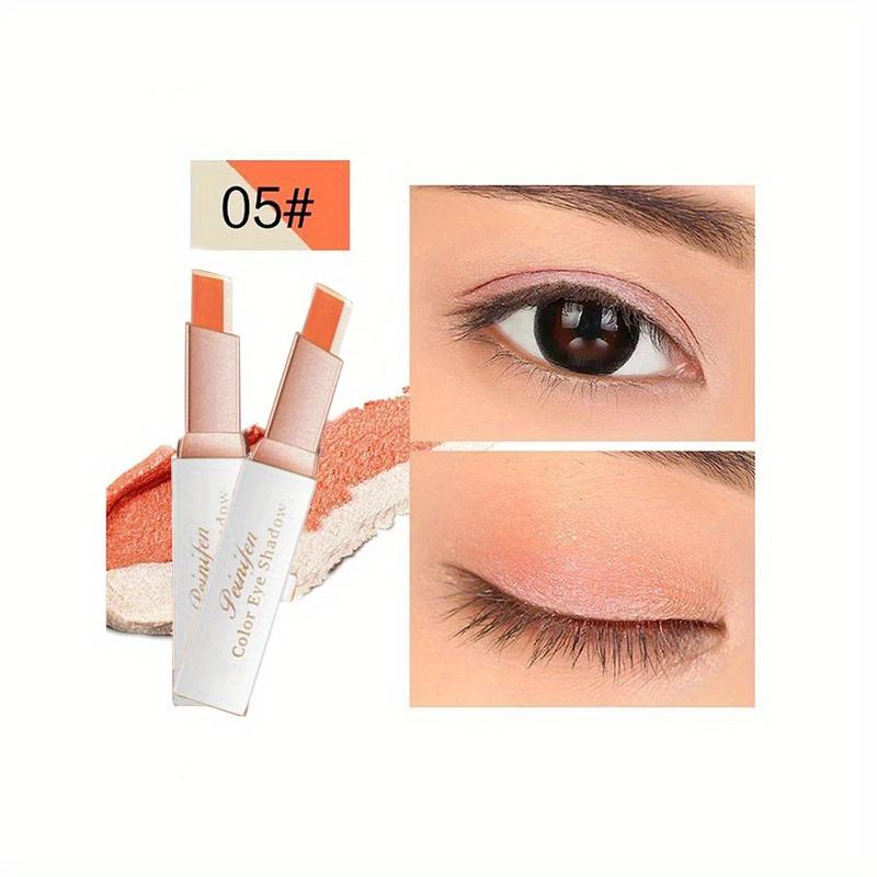 Double Color Waterproof Gradient Glitter Eyeshadow Stick - Colourpop Makeup for Long-Lasting Vibrant Eye Color