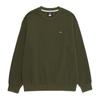 NATIONALGEOGRAPHIC N253Usw901 Larga Heavyweight Semi-Overfit Sweatshirt Olive Khaki