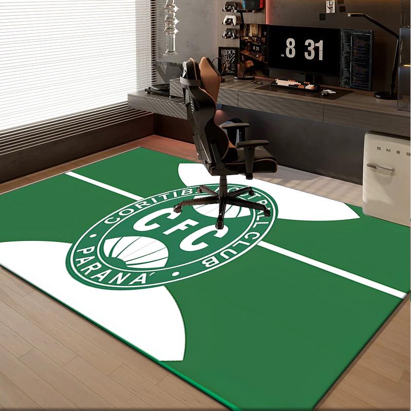 1PC rug Coritiba Football Club Return Carpet, Chair Rug,Area Rug for Office Bedroom living rooms bedroom, Doormat decor Christmas fan gifts