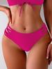 Women’s Mid-Waist Bikini Briefs - European & American Style