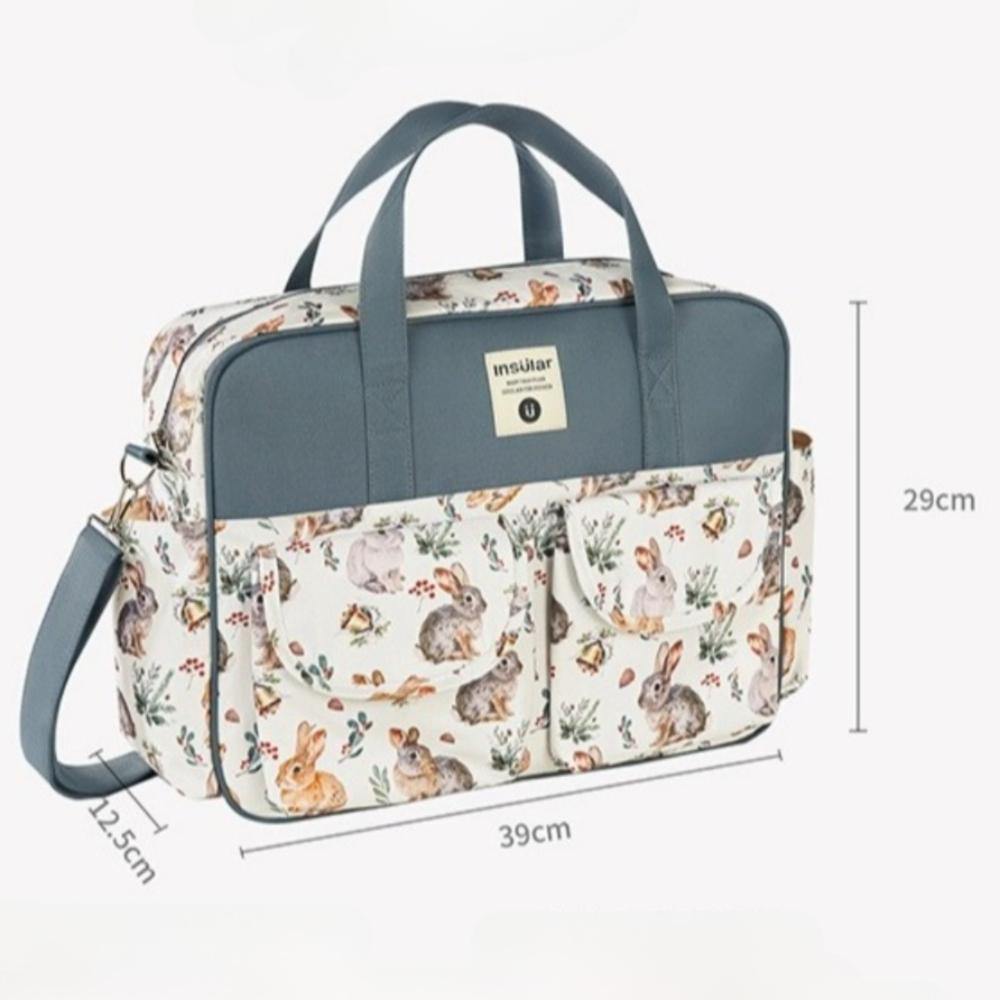 Multi-pocket Single Shoulder Mommy Bag Lightweight Baby Nappy Bag Fashion Maternity Handbag