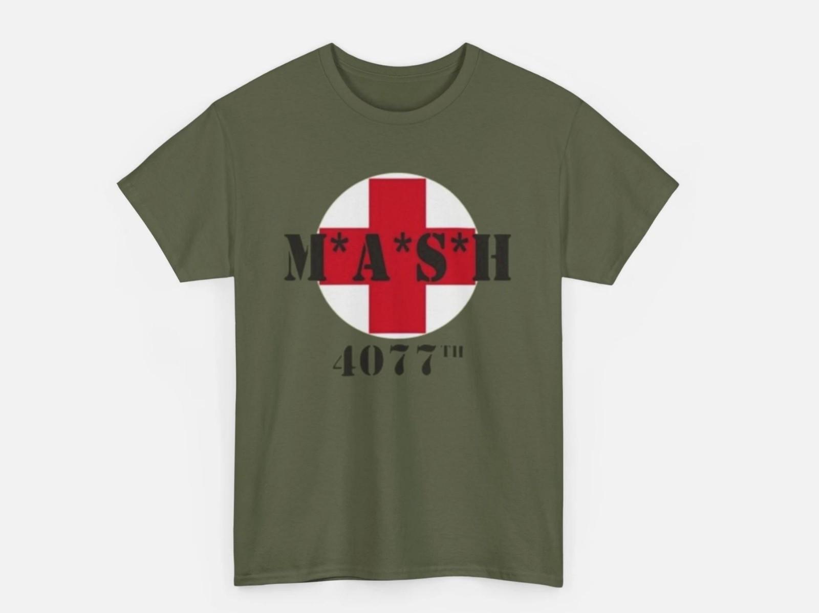 MASH 4077 Tee Vintage Military TV Show Shirt Classic 70s War Comedy Tee Unisex T-Shirt S