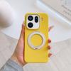 OPPO Find X9U Sandstone Magnetic Alloy Bracket Protective Phone Case