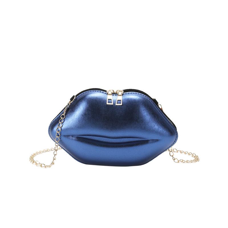 Personalized Creative Lip Bag 2025 Summer Japanese Cartoon Girl Candy Color Foreign Style Chain Shoulder Mini Bag Tide