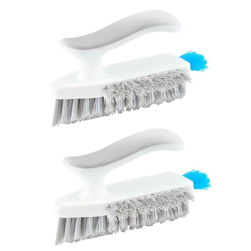 1/2pcs Versatile Triangular Cleaning Brush No Dead Corner for Bathroom Kitchen and Outdoor Use Durable  Multi-Surface Scrubberv