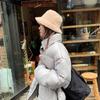 Lamb Wool Faux Female Hat Fur Warm Female Hat Faux Fur Winter Women's Bucket Hat Outdoor Sun Hat Lady Hat EMA
