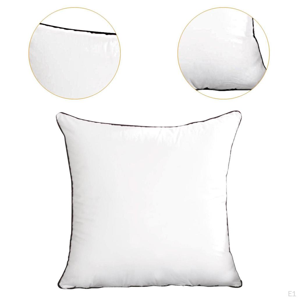 Cushion Inner Pad for Decorative Pillow, Square Shape with Zipper