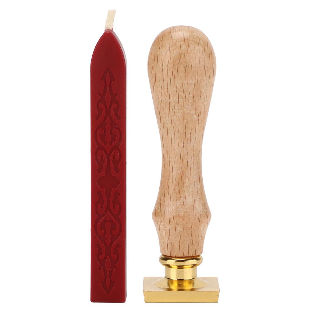 Wax Seal Exquisite Pattern Removable  Widely Application Wax Stamp Kit for Sealing Decoration