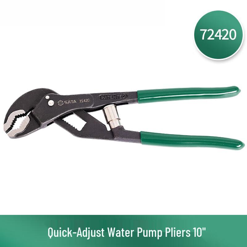SATA 72420 Quick-Adjust Slim Water Pump Pliers