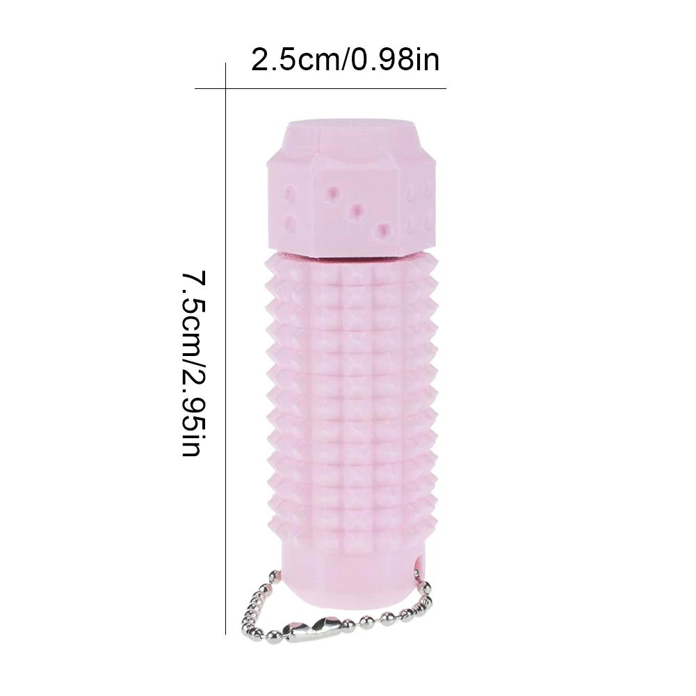 3D Printed Little Spiky Sensory Roller Toys Stress Relief Spiky Stim Tactile Keychain Mini Grippie Fidget Toys Keychain Pendant