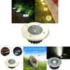 Solar Embedded Path Light With Bright White Led For Villa Garden And Yard Illumination