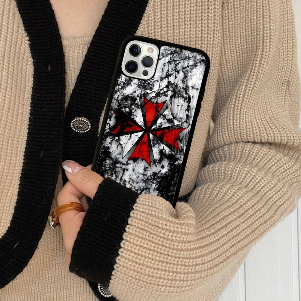 R-Resident Evil Games Phone Case For Iphone 11 12 13 14 15 Pro Max 17 16 Plus Hard PC+TPU Back Cover