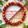 [Tigeröga Armband] Bohemiskt Rött Tigeröga Armband - 1 st Maskulint & Skyddande Spirituellt Smycke, Unisex Födelsedags-/Jubileumspresent