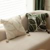 45x45CM Embroidered Floral Pillow Case Decor Home Light Luxury Sweet Pillow Cushion Cover Throw Square Funda Cogines De