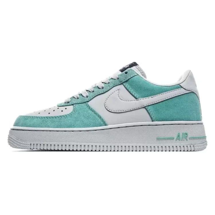 

Зеленые кроссовки Nike Air Force 1 GS Island Pure-Platinum 596728-301