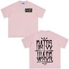 Rapper NATOS WAOR Tour 2025 T Shirts Men Women Vintage Hip Hop T-shirts Cotton Casual Oversized Short Sleeve T-shirt Streetwear